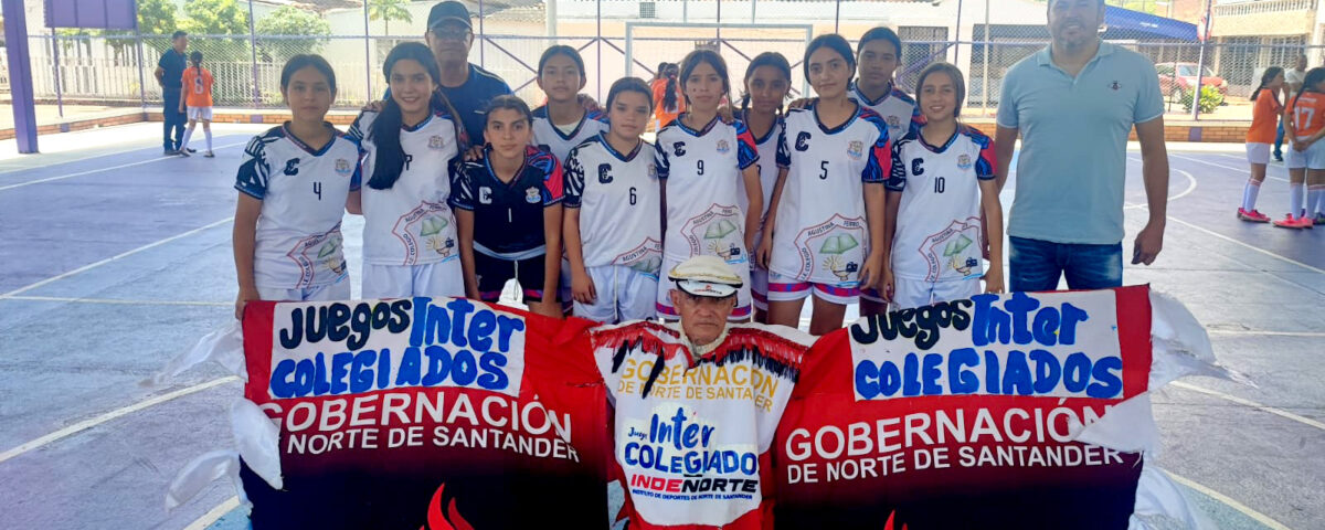 Agustina Ferro campeón departamental de fútbol de salón prejuvenil femenino