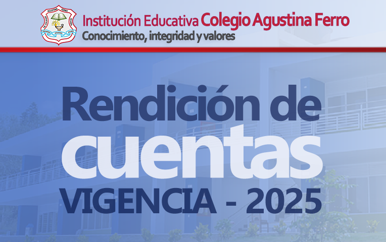 Rendición de cuentas de la vigencia 2025