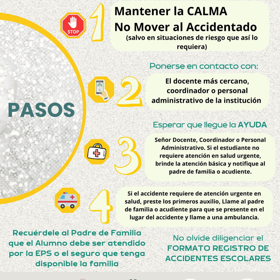 Ruta de atención accidente estudiantil