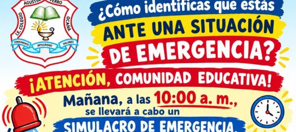 Comunidad ColAgustina participó en el Simulacro Nacional de Respuesta a Emergencias